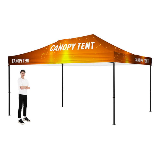 Premium (Black) 15' Tent 17'' Valance (Full-Bleed Dye Sublimation)